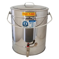 不鏽鋼保溫保冷茶桶 附水龍頭 外徑34 內徑27 x 內高36cm  17L  1個