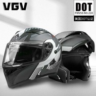 VGV V-90 หมวกกันน็อคเต็มใบแบบเปิดปิดสำหรับมอเตอร์ไซค์ไฟฟ้า หมวกกันน็อคสำหรับผู้ชายและผู้หญิง หมวกกัน