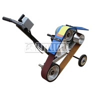 Hand Pushed Abrasive Belt Machine Multifunctional Burr Grinding Welding Flat Grinding Weld Seam Abra