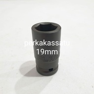 MATA IMPACT SOCKET WRENCH 1/2" X 19MM SEMI LONG FLAG JAPAN 19 MM SOCKET