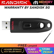 SanDisk Ultra USB 3.0 Flash Drive Thumb Drive  130mb/s 64GB 128GB 256GB 512GB CZ48 MemoryPlusSG