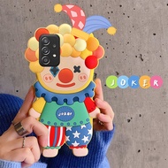 For Huawei Nova 7i 3i 5T Y9 Y9s Y9Prime 2019 P50 P40 P30 P20 Pro honor 50 8X Phone Case 3D Clown Joker Cute Cartoon Colorful Shockproof Soft Silicone Cover