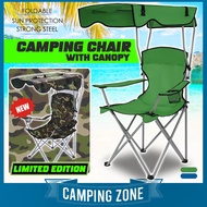 Foldable Chair Canopy Folding Camping Chair Outdoor Fishing Chairs Portable Beach Chair Kerusi Lipat Kerusi Camping