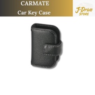 Carmate DZ350 Car Key Case S, Book Type for Honda C-Type Keys, Leather-Like Finish