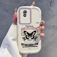 Case For VIVO Y02 Y02A Y02T Y11 2023 Phone Enjoy Life Butterfly Shockproof