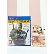 PS4 Disc Game The Witcher 3 Wild Hunt Game of The Year (USED)