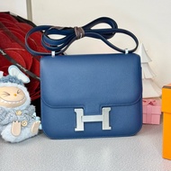 Hermès 康康CONSTANCE 24 費羅里達藍 D刻 EV 99new