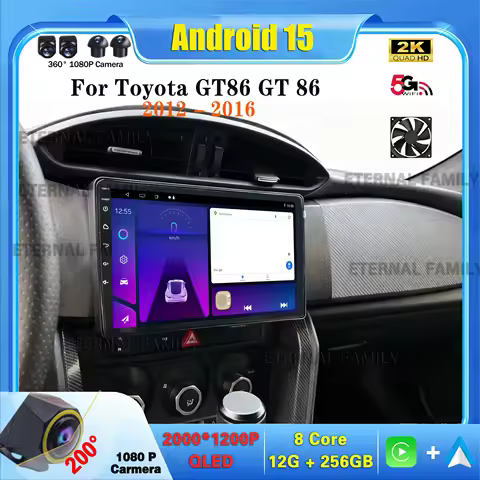 Android 15 Car Radio For Toyota GT86 GT 86 Subaru BRZ Scion FRS 2012 - 2016 Car Multimedia Auto Ster
