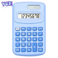 YVE Mini Pocket Calculator, 8-Digit Large LCD Display Scientific Calculator, Portable Silent 8-Digit