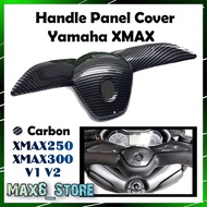 YAMAHA XMAX250 V1 V2 HANDLE BAR COVER CARBON HANDLE COVER XMAX 250 CARBON FIBRE COVER KEPALA MAIN SWITCH COVERSET XMAX