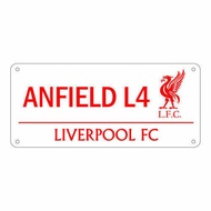 Liverpooll F.C. Anfield Accessories Merchandise Tin Sign Poster Home Pubs &amp; Bars Poster Wall Art Coffee Garden Office Man Cave Club Metal License Plate Birthday Christmas Gift