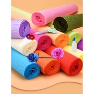 Combo of 30 rolls of crepe paper, wrinkled paper for making flowers - flower wrapping paper, flower 