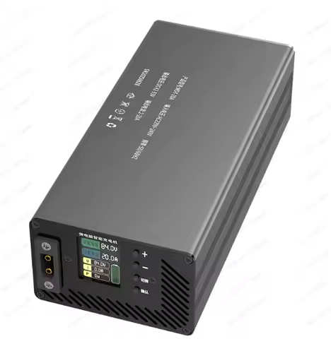 double adjustable 30A lithium battery electric vehicle charger 48V60V72V color screen lithium batter