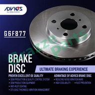 (1pc) Advics Aisin Disc Brake Rotor Front G6F877 for Perodua Kelisa Kenari Viva Rusa 1.3 (211mm)