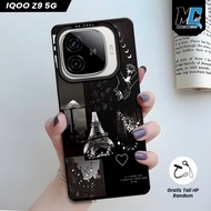 IQOO Z9 5G Premium Hologram IMD Casing - Softcase IMD hybrid Dark Motif UV Printing IQOO Z9X 5G | Ca