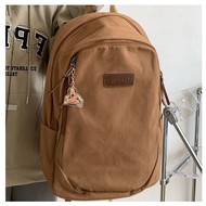 Ba Lô Canvas Retro Mỹ Dung Tích Lớn Túi Đeo Vai Đôi Dành Cho Học Sinh Trung Học Bé Gái Oldschool Pho