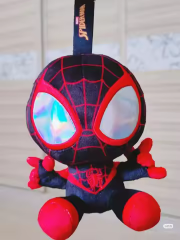 Original Hottoys Spider-Man Cosbi Blind Box Plush Hanging Item Limited Edition Marvel Venom Figurine