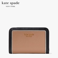 KATE SPADE NEW YORK MORGAN COLORBLOCKED COMPACT WALLET K8965 กระเป๋าสตางค์