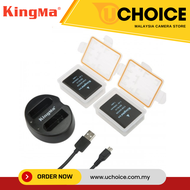 Kingma EN-EL14 Dual 2-Channel Camera Battery Charger for Nikon D3100 D3200 D3300 D3400 D3500 D5100 D