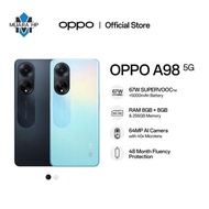 OPPO A98 5G 8/256GB - GRS RESMI OPPO (8+8/256GB) - NFC