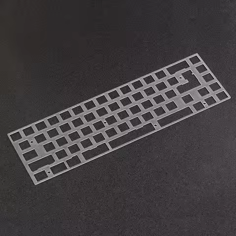 67 68 Key 65% Mechanical Keyboard Positioning Plate Polycarbonate Plate Compatible DIY Tada68 KBD65 