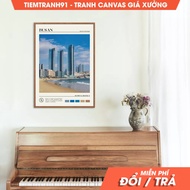 Wall paintings, Oil Paint, Busan Wall Art, Busan Poster, Busan Photo, Busan Wall Decor, South Korea 
