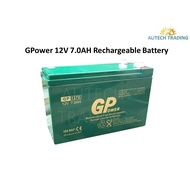 GP GPower GP1270 12V 7.0AH Rechargeable Seal Lead Acid Autogate UPS Backup Battery