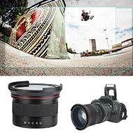 yuan6 2-In-1 58MM 0.35X Detachable Macro Lens Wide Angle For Canon EOS 80D 77D 70D 1100D 700D 650D 600D 550D For Canon SLR DSLR Camera DSLRs Lenses