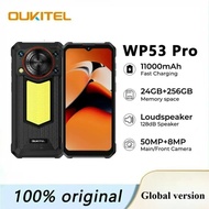 【Official shop】OUKITEL WP53 PRO 8GB+256GB 4G Handphone with Camping Light 128dB Loudspeaker 11000mAh