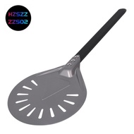 Turning Pizza Peel with 8 inch Aluminum Round Pizza Paddle, 23.6 inch Overall, Outdoor Pizza Oven Ac