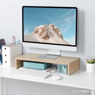 Monitor Stand Riser, Wood Monitor Stand for Desk, TV/Screen/PC/Printer/Laptop Riser, Computer Stand Keyboard Organizer WHNN