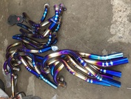 Cổ pô xe Winner và xe Exciter 150 xe exciter 135 xanh titan