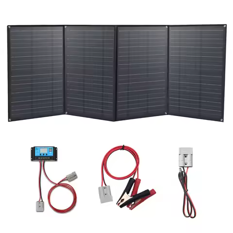 XINPUGUANG Foldable Solar Panel 50W 100W 150w 200W Portable solar charger for Hiking Car Power 12v b