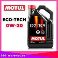 น้ำมันเครื่อง  MOTUL ECO-TECH 0W-20 ไฮบริด น้ำมันเครื่องรถยนต์ เครื่องเบนซิน สังเคราะห์แท้ ขนาด 3.5 