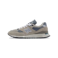 ของแท้ New Balance NB 998 U998GR รองเท้าผ้าใบผู้ชาย รองเท้าผ้าใบผู้หญิง The Same Style In The Store