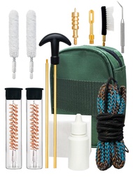 9mm Pistol Cleaning Kit, Gun Cleaning Kits for .357 .38 Caliber with 9mm Gun Snake, Bronze Bore Brus