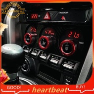 [Hot-Sale] 3Pcs Car Center Console Air AC Knob Volume Rings Trim Cover Button for  BRZ  86 GT86 2013