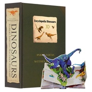 3D Prehistorica Dinosaurs Encyclopedia Kids Education Stereo Book Birthday Gift Encyclopedia