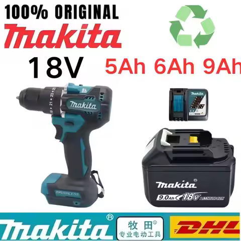 100% Genuine 18V 5/6/9Ah makita Battery for rechargeable large capacity Power Tools Replacement Li-I