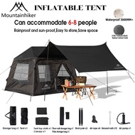 MOUNTAINHIKER Inflatable Tent Outdoor Camping Large Area Tent Family Tent 6.3 m² Multi-person Cabin 