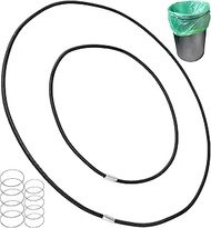 Universal Rubber Band for Rubbish Bins, Pack of 12, Size M + XL, Fits up to 60 Litre Single Inserts,