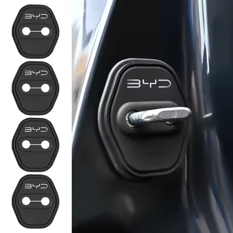 4Pcs Waterproof Anti-Collision Car Door Lock Cover for BYD Seal Dolphin Yuan Plus Seal U Frigate 07 