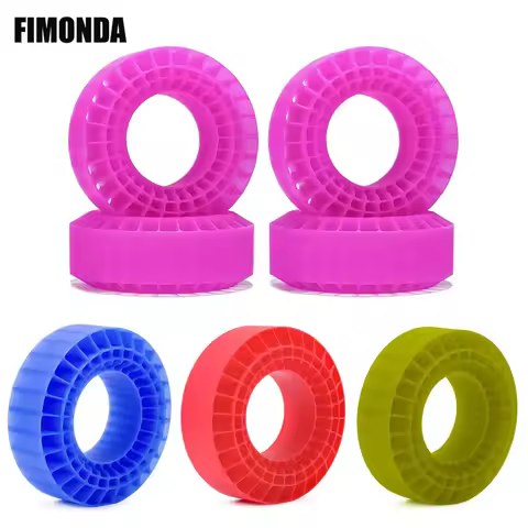 1.9'' Tires Soft Silica Gel Anti Foams Insert 108x42mm for 1/10 RC Crawler Rigs TRX4 SCX10 III CJ-7