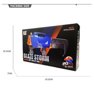 Nerf gun Nerf Nerf mega ✽Ready Stock Toy Gun Blaze Storm ZC7102 Portable Manual Soft Bullet Gun With