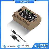 NEEWER 2400mAh 2.5H Fast Charge Battery for Sony A7/FX3/ZV-E1（NP-FZ100 Replacement）