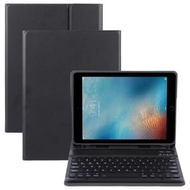 全城熱賣 - 適用於iPad Pro 9.7 / 9.7 inch 2017 / 9.7 2018 / Air / Air 2 IP071 ABS可分體荔枝紋智能藍牙平板鍵盤皮套 (顏色：黑色)