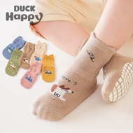 Baby Cartoon Floor Socks Baby Toddler Socks Pure Cotton Breathable Anti-Slip Bottom Children's Socks Trampoline Socks