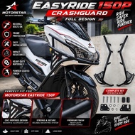 MOTORSTAR EASYRIDE 150P CRASHGUARD FULL DESIGN WITH CNC DESIGN (POWDER COATED) Mudguard