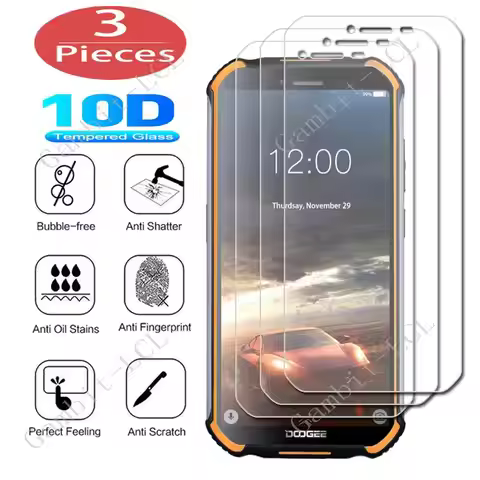 3Pcs Protection Glass For Doogee V Max S Pro V10 V11 5G V20 X70 X90 S98 S70 S60 S95 S96 Tempered Scr