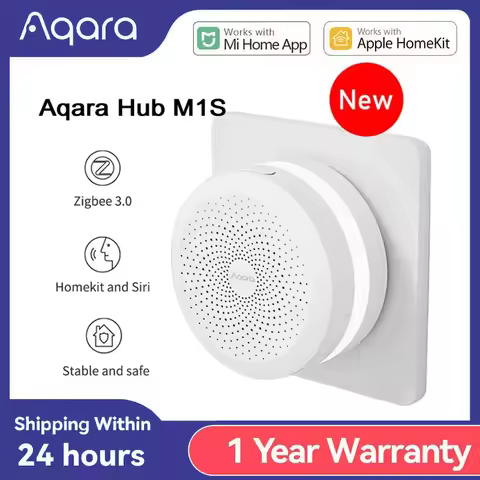 2025 Newest Aqara Smart Hub M1S Gateway Wireless Zigbee 3.0 Wifi RGB LED Night Light Remote Control 